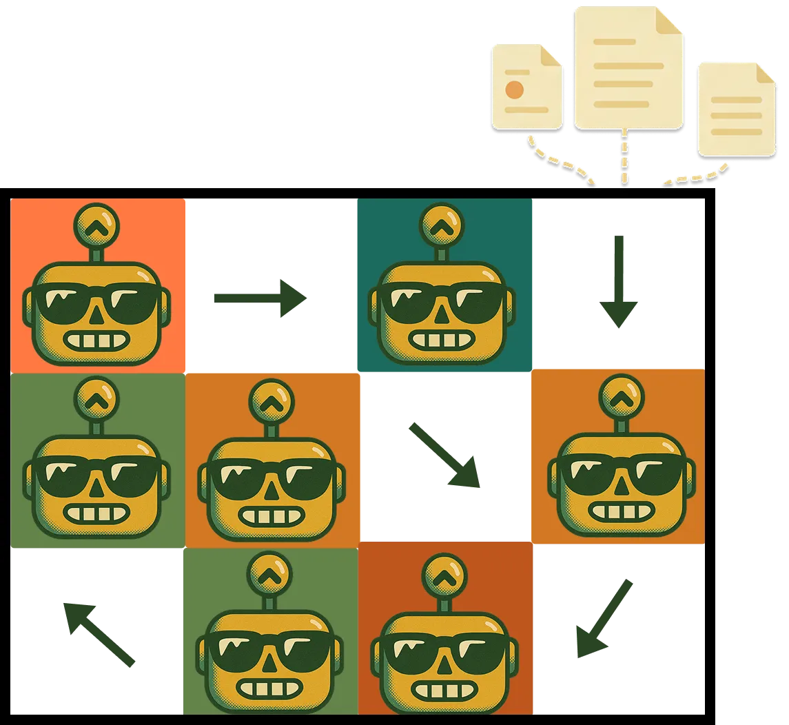 Always on AI agents processing biomedical data